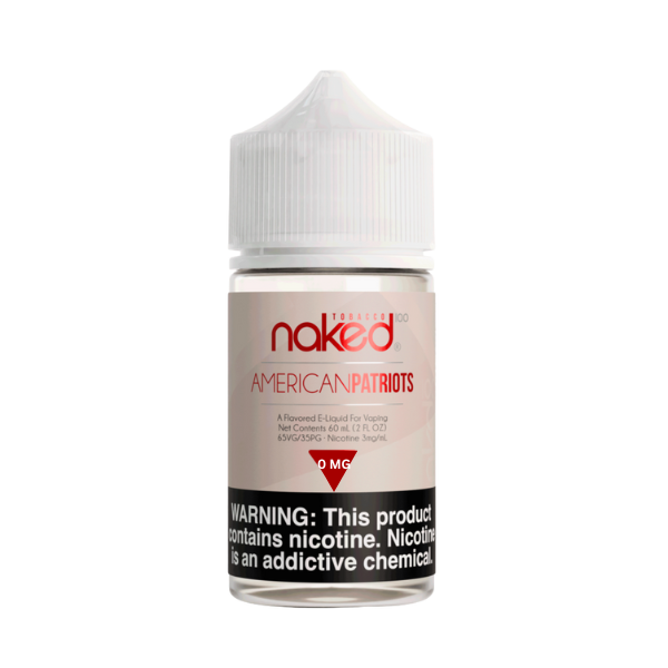 Naked 100 60ml / American Patriot / a 0mg